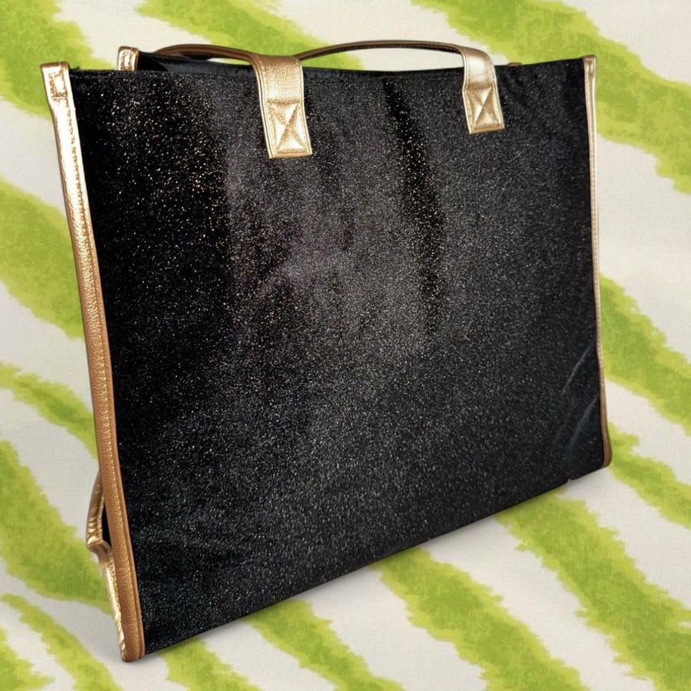 Jimmy Choo Parfums✨🖤💛Black and Gold Tote Bag - Picture 3 of 5